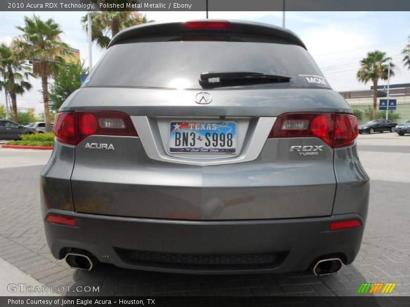 Polished Metal Metallic / Ebony 2010 Acura RDX Technology