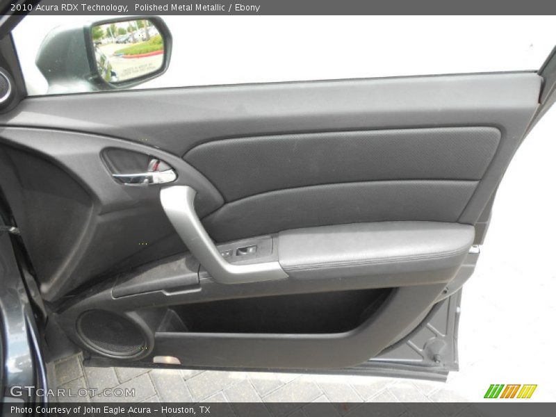 Polished Metal Metallic / Ebony 2010 Acura RDX Technology