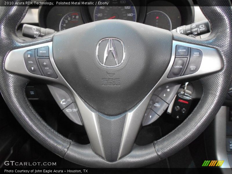 Polished Metal Metallic / Ebony 2010 Acura RDX Technology