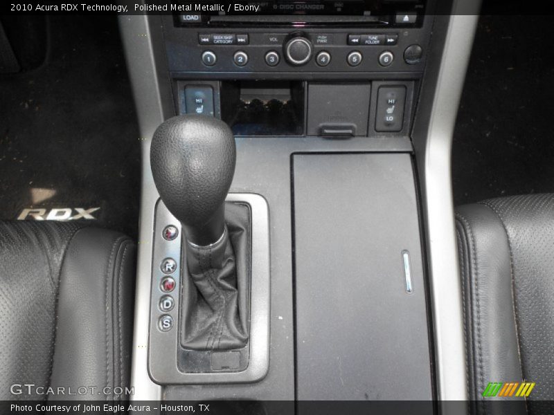 Polished Metal Metallic / Ebony 2010 Acura RDX Technology