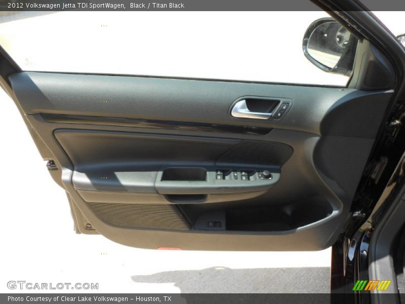 Black / Titan Black 2012 Volkswagen Jetta TDI SportWagen
