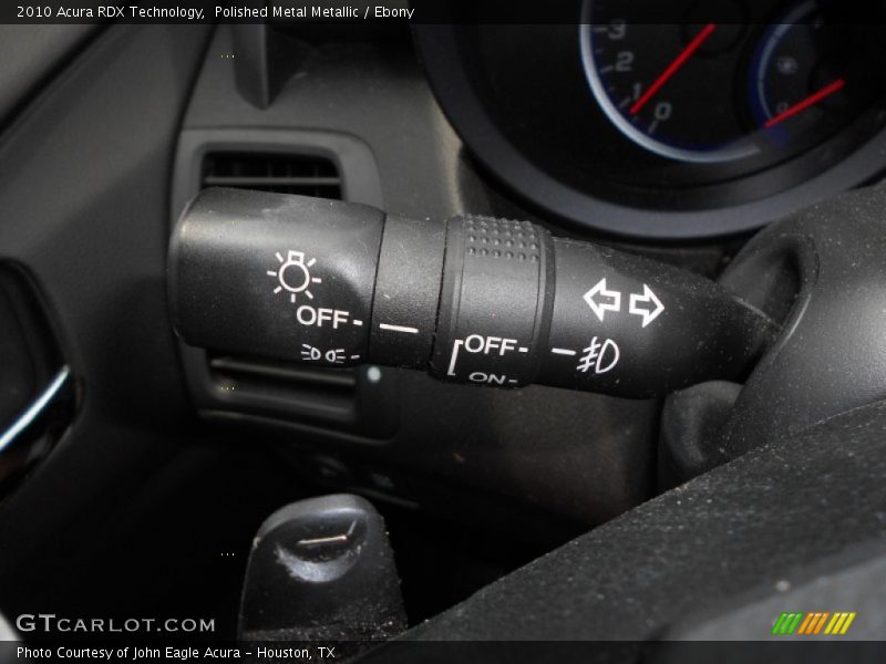 Polished Metal Metallic / Ebony 2010 Acura RDX Technology
