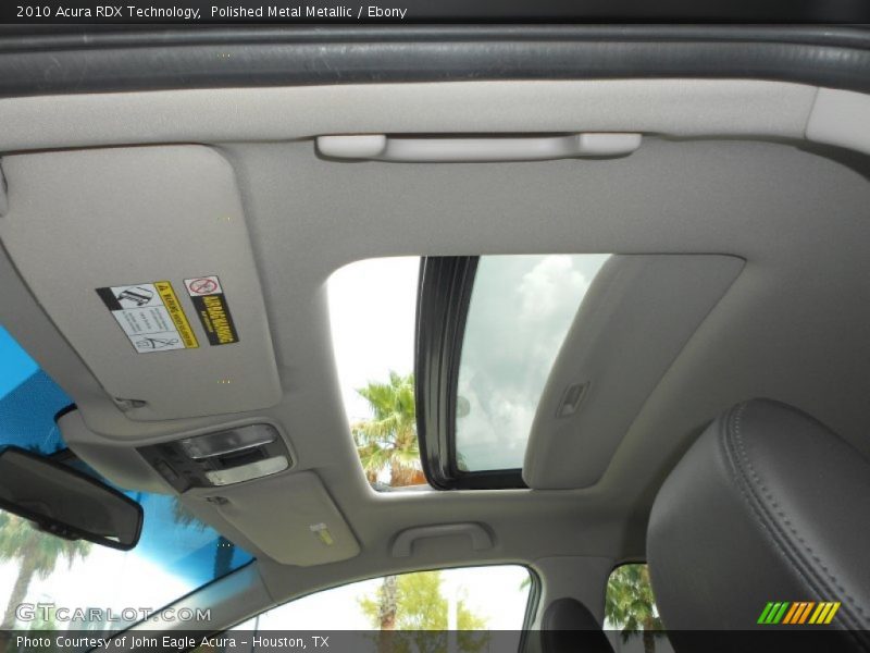 Polished Metal Metallic / Ebony 2010 Acura RDX Technology