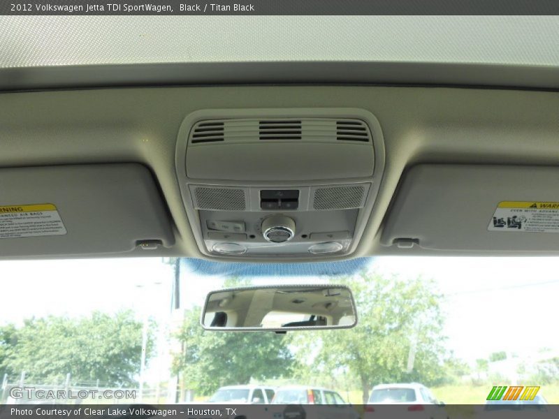 Black / Titan Black 2012 Volkswagen Jetta TDI SportWagen