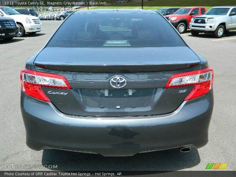 Magnetic Gray Metallic / Black/Ash 2012 Toyota Camry SE