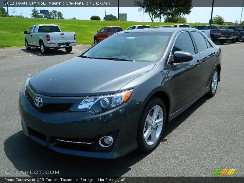Magnetic Gray Metallic / Black/Ash 2012 Toyota Camry SE