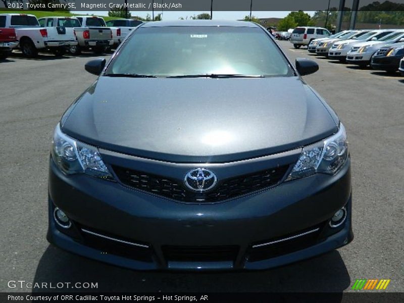 Magnetic Gray Metallic / Black/Ash 2012 Toyota Camry SE