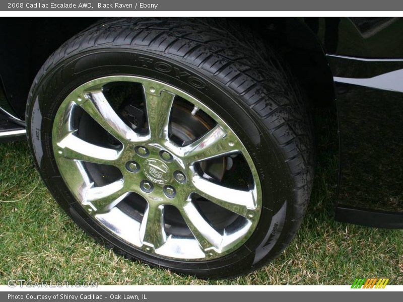 Black Raven / Ebony 2008 Cadillac Escalade AWD