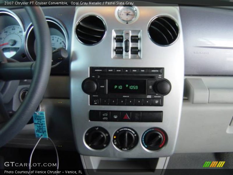 Opal Gray Metallic / Pastel Slate Gray 2007 Chrysler PT Cruiser Convertible