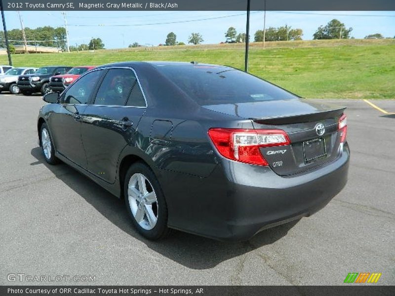 Magnetic Gray Metallic / Black/Ash 2012 Toyota Camry SE