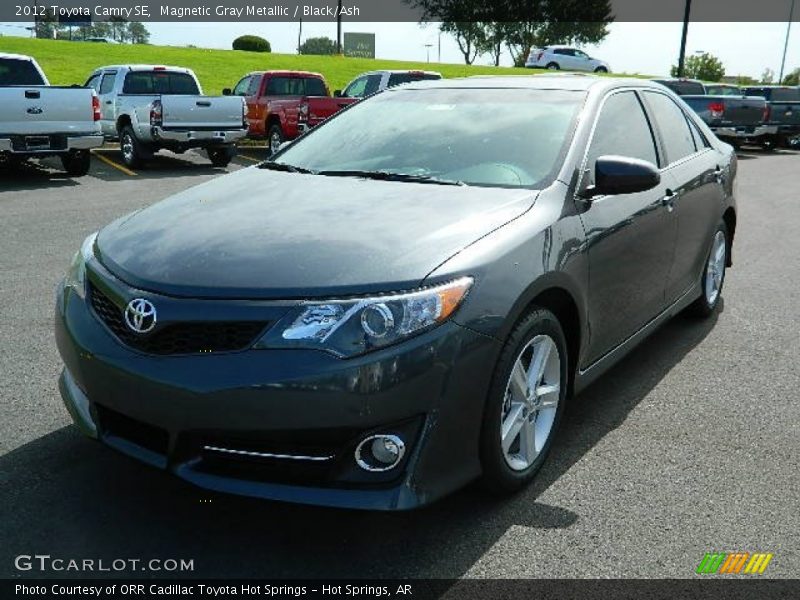 Magnetic Gray Metallic / Black/Ash 2012 Toyota Camry SE