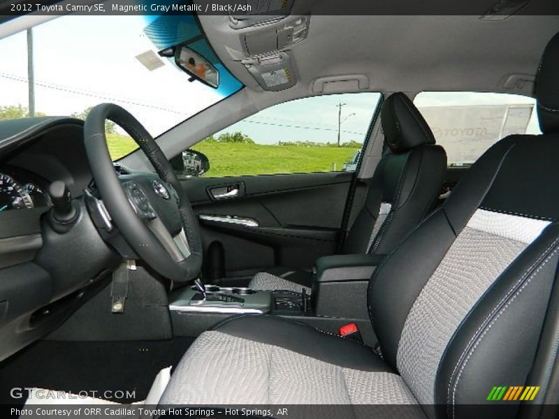 Magnetic Gray Metallic / Black/Ash 2012 Toyota Camry SE