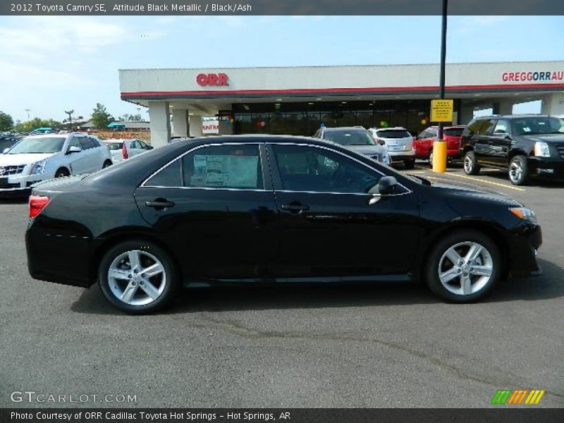 Attitude Black Metallic / Black/Ash 2012 Toyota Camry SE