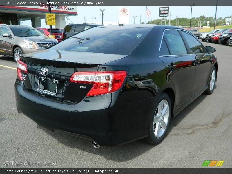 Attitude Black Metallic / Black/Ash 2012 Toyota Camry SE