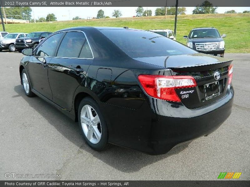 Attitude Black Metallic / Black/Ash 2012 Toyota Camry SE
