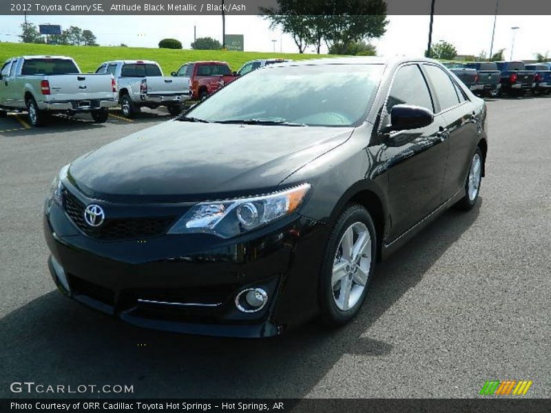 Attitude Black Metallic / Black/Ash 2012 Toyota Camry SE