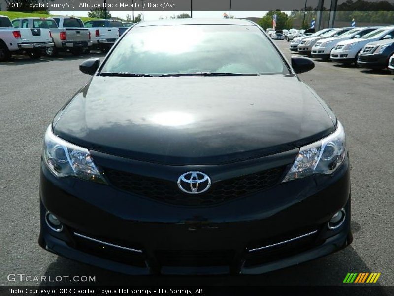 Attitude Black Metallic / Black/Ash 2012 Toyota Camry SE