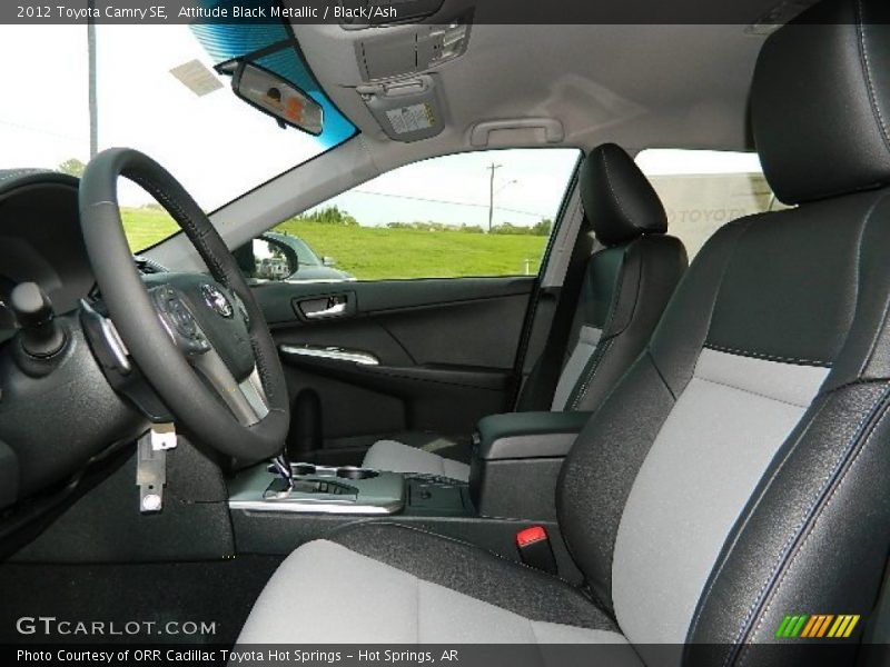 Attitude Black Metallic / Black/Ash 2012 Toyota Camry SE