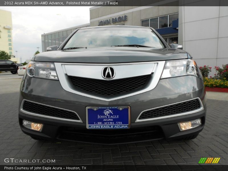 Polished Metal Metallic / Taupe 2012 Acura MDX SH-AWD Advance