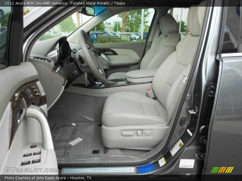 Front Seat of 2012 MDX SH-AWD Advance