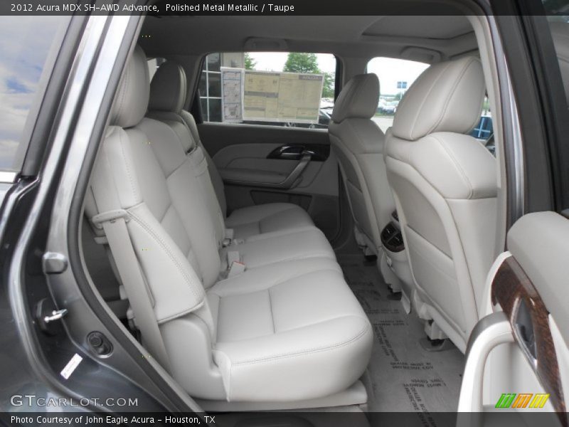 Rear Seat of 2012 MDX SH-AWD Advance