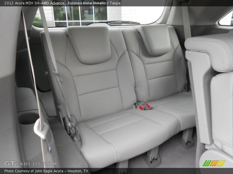 Rear Seat of 2012 MDX SH-AWD Advance