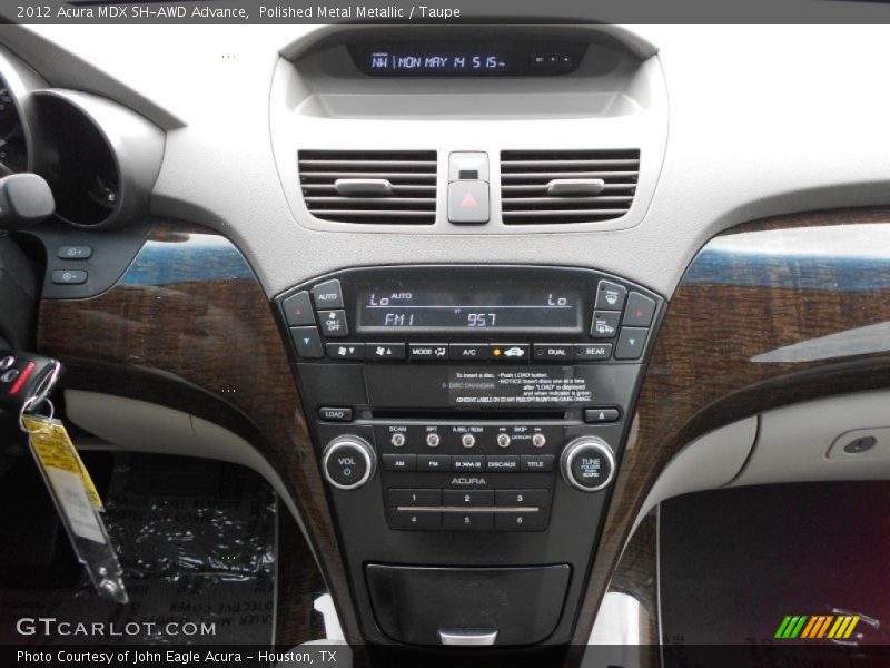 Controls of 2012 MDX SH-AWD Advance