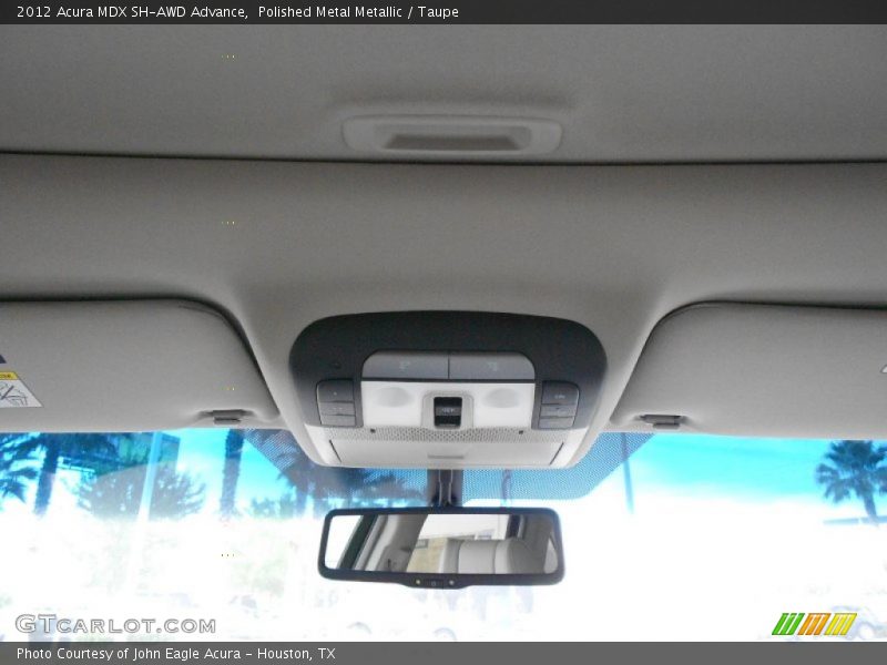 Polished Metal Metallic / Taupe 2012 Acura MDX SH-AWD Advance