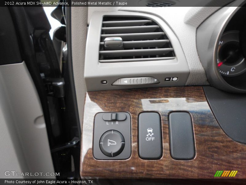 Polished Metal Metallic / Taupe 2012 Acura MDX SH-AWD Advance
