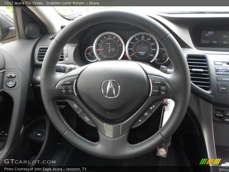 Graphite Luster Metallic / Ebony 2012 Acura TSX Sedan