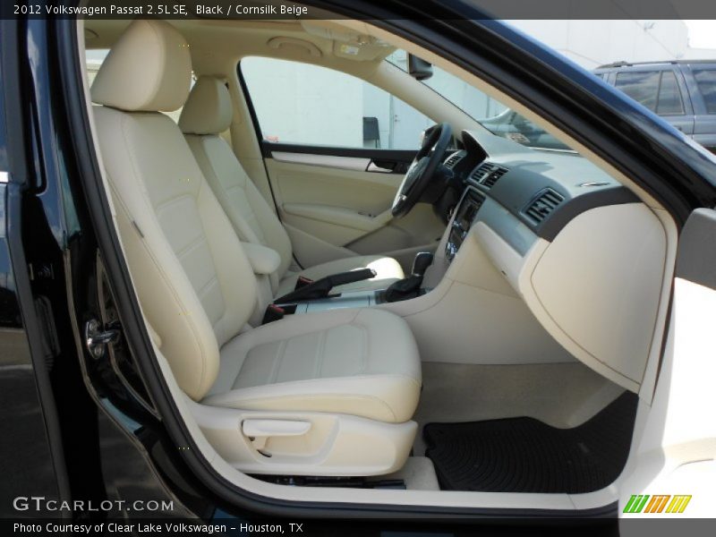 Black / Cornsilk Beige 2012 Volkswagen Passat 2.5L SE