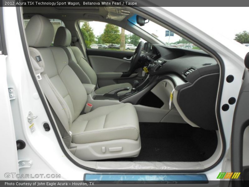 Bellanova White Pearl / Taupe 2012 Acura TSX Technology Sport Wagon