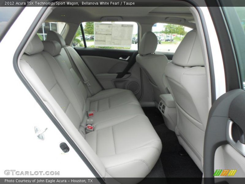 Bellanova White Pearl / Taupe 2012 Acura TSX Technology Sport Wagon