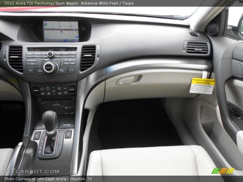 Bellanova White Pearl / Taupe 2012 Acura TSX Technology Sport Wagon