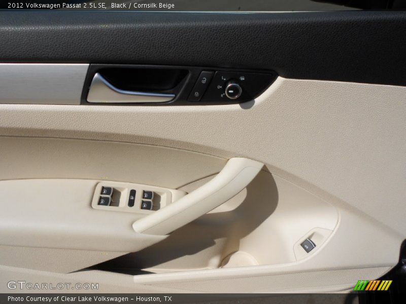 Black / Cornsilk Beige 2012 Volkswagen Passat 2.5L SE