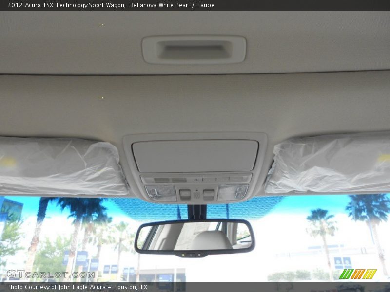 Bellanova White Pearl / Taupe 2012 Acura TSX Technology Sport Wagon