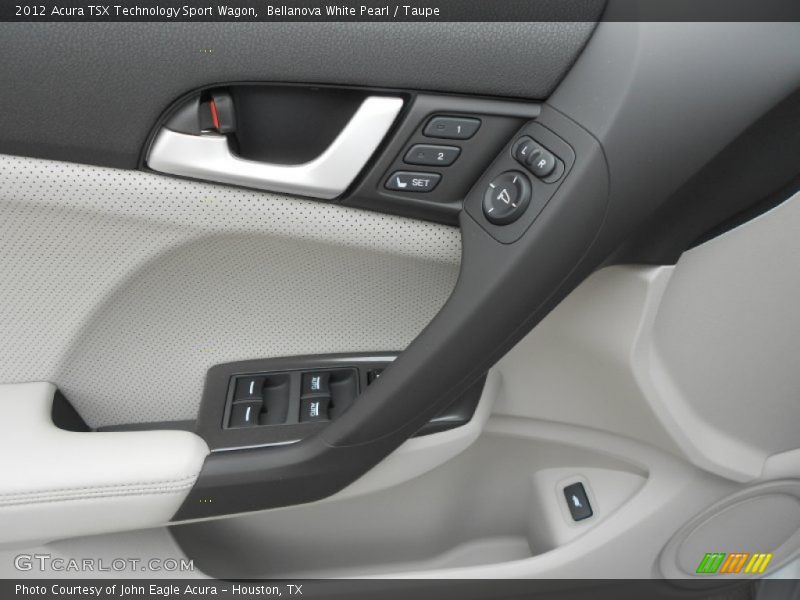 Bellanova White Pearl / Taupe 2012 Acura TSX Technology Sport Wagon