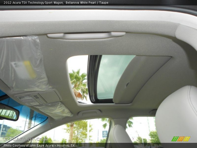 Bellanova White Pearl / Taupe 2012 Acura TSX Technology Sport Wagon