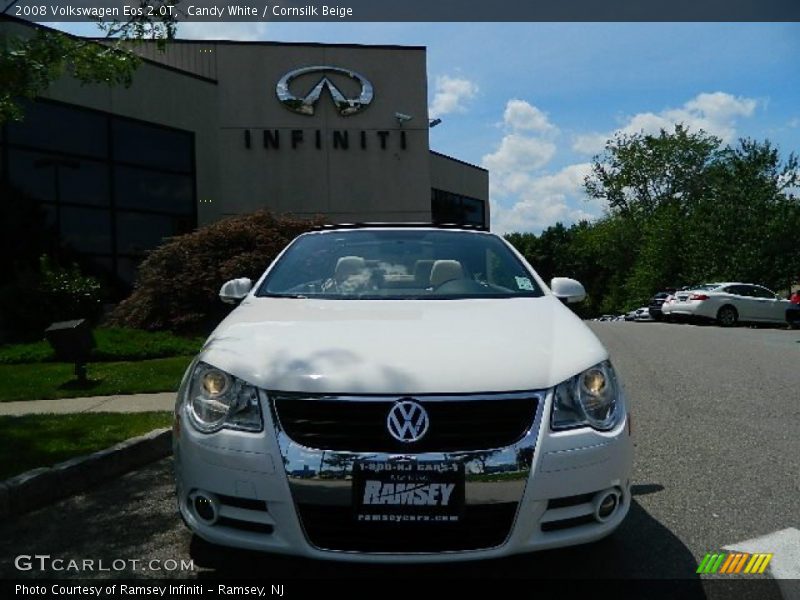 Candy White / Cornsilk Beige 2008 Volkswagen Eos 2.0T