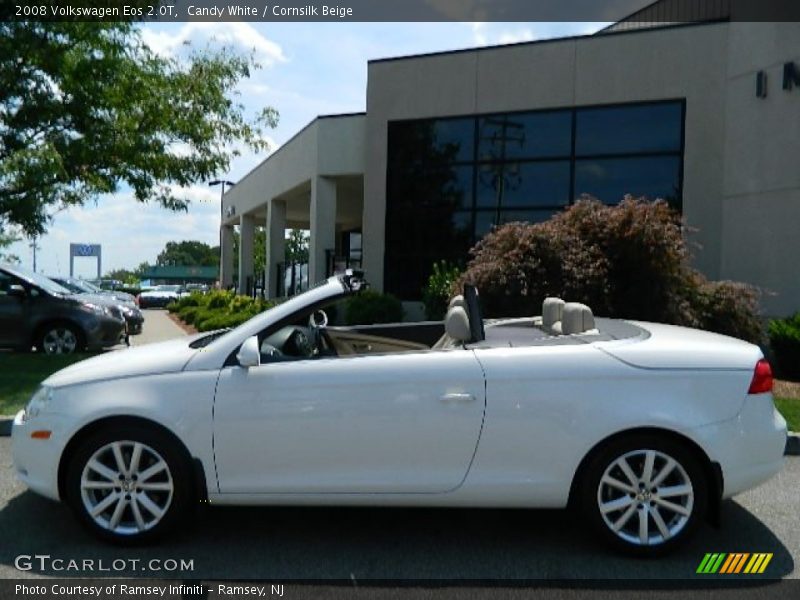 Candy White / Cornsilk Beige 2008 Volkswagen Eos 2.0T