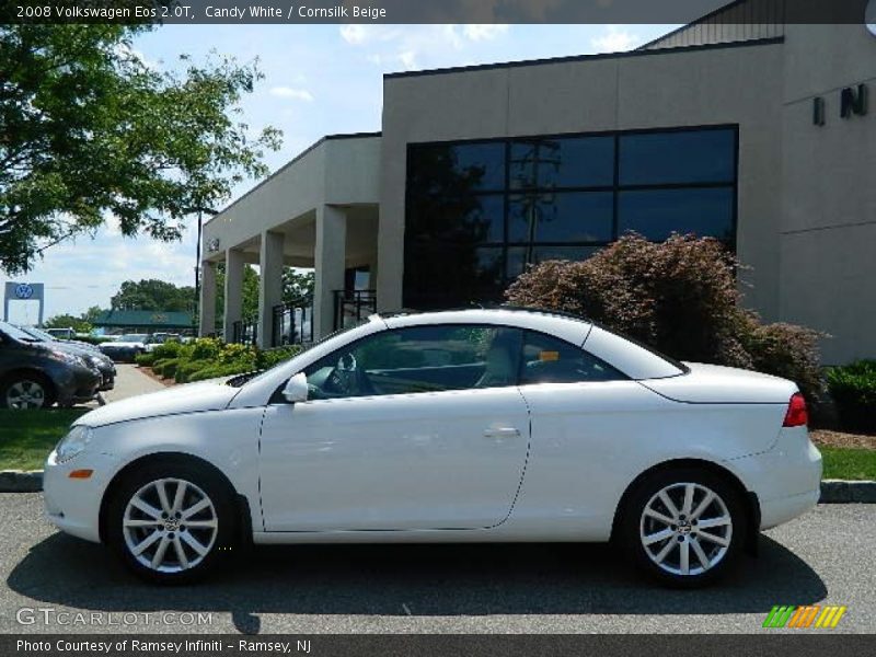 Candy White / Cornsilk Beige 2008 Volkswagen Eos 2.0T