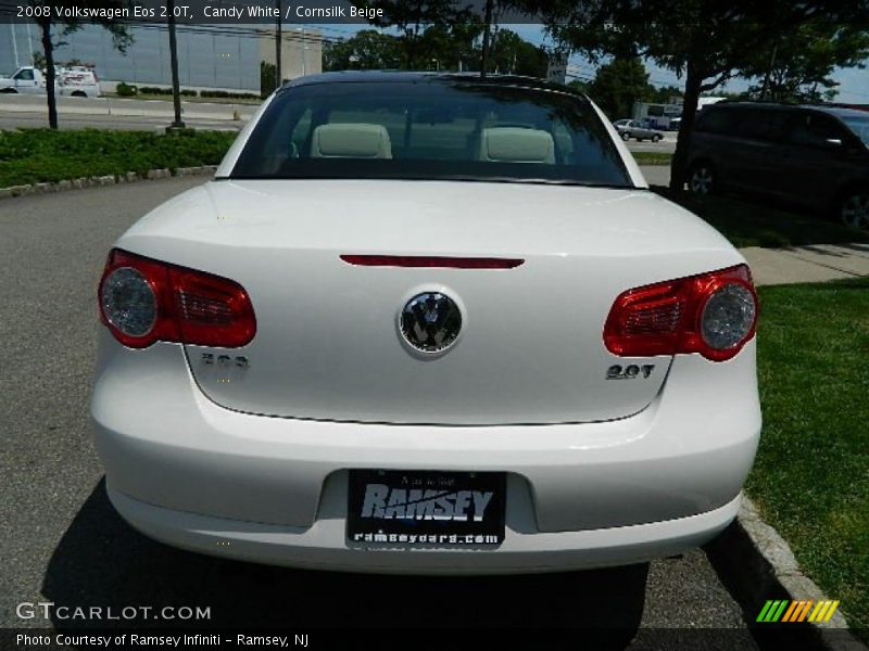 Candy White / Cornsilk Beige 2008 Volkswagen Eos 2.0T