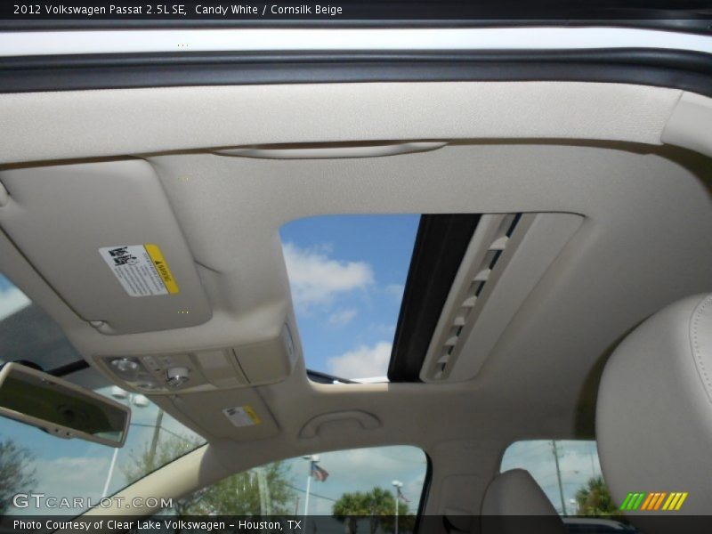 Candy White / Cornsilk Beige 2012 Volkswagen Passat 2.5L SE