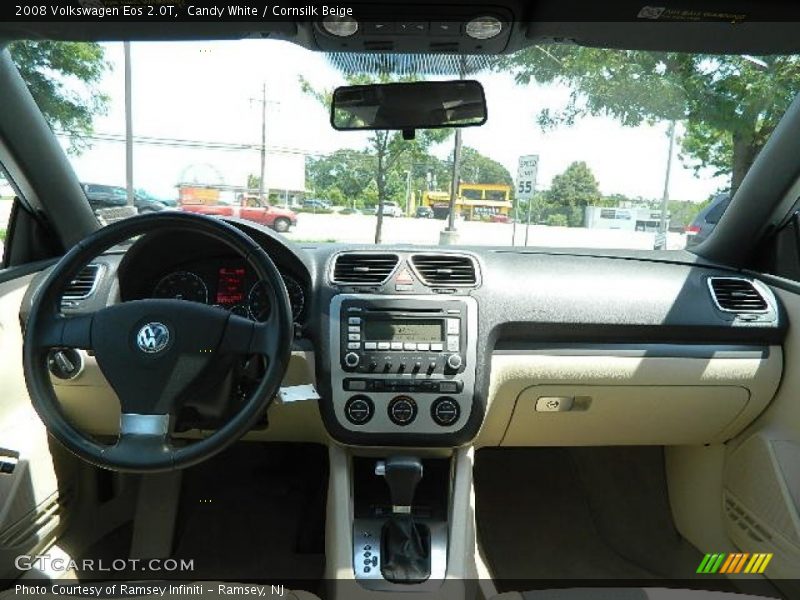 Candy White / Cornsilk Beige 2008 Volkswagen Eos 2.0T