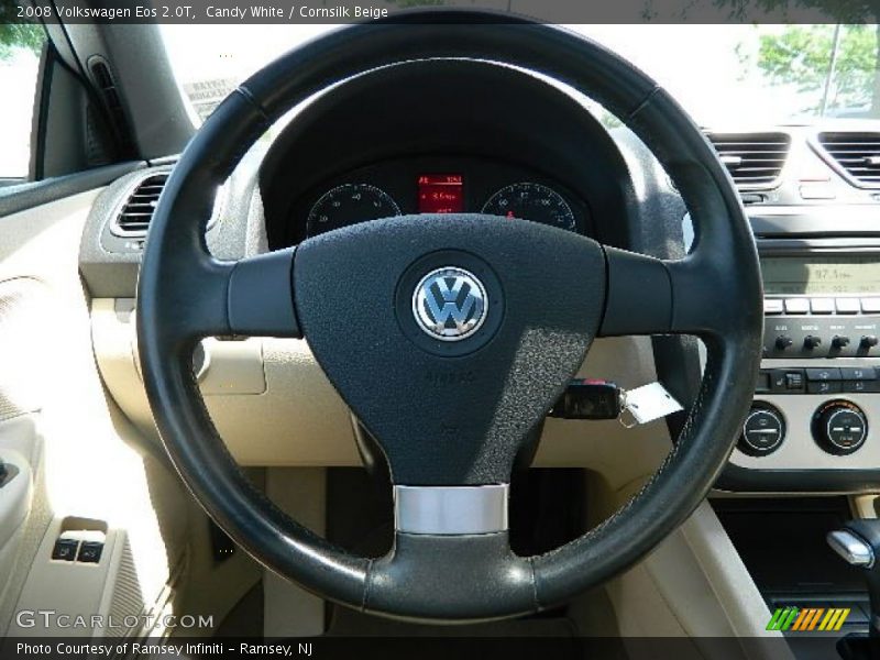 Candy White / Cornsilk Beige 2008 Volkswagen Eos 2.0T