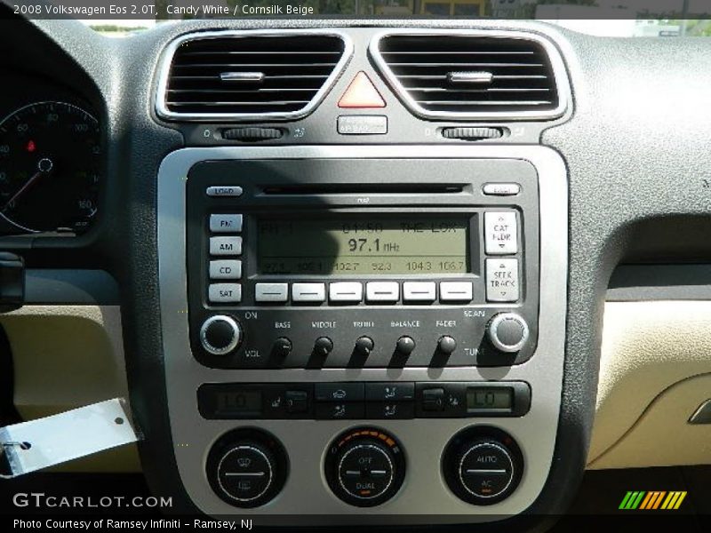 Candy White / Cornsilk Beige 2008 Volkswagen Eos 2.0T