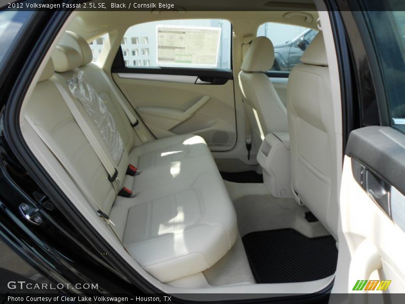 Black / Cornsilk Beige 2012 Volkswagen Passat 2.5L SE