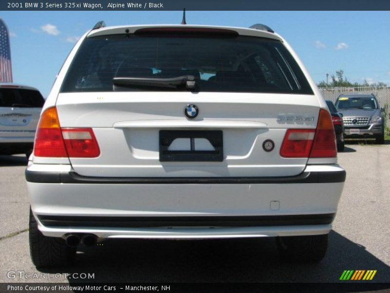Alpine White / Black 2001 BMW 3 Series 325xi Wagon