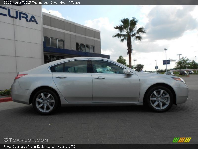 Silver Moon / Taupe 2012 Acura TL 3.5 Technology