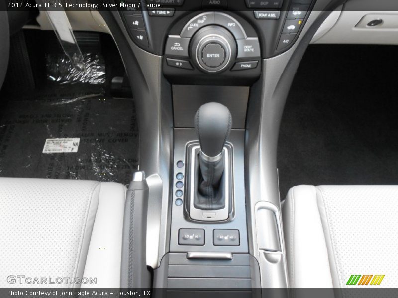Silver Moon / Taupe 2012 Acura TL 3.5 Technology
